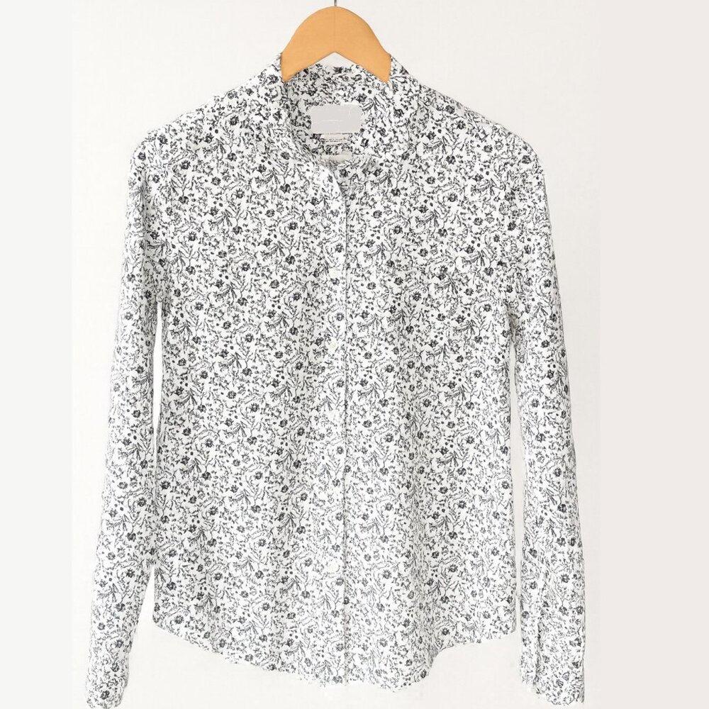 Ralph Lauren Denim & Supply Tomboy Shirt • Cotton • Black/White • Medium - Picture 7 of 8